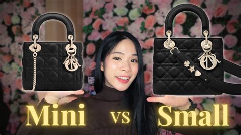 mini lady dior celebrity|Lady Dior mini vs small.